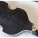 Hofner Violin Bass Contemporary Series Transparent Black Flame Maple Body Back Detail 3