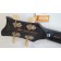 Hofner Violin Bass Contemporary Series Transparent Black Flame Maple Headstock Back