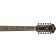 Ibanez AE2412 12 String Natural High Gloss Headstock