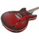 Ibanez AS53 Sunburst Red Flat Body Angle