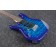 Ibanez GRX70QAL-TBB Left Handed Transparent Blue Burst Body Angle