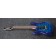 Ibanez GRX70QAL-TBB Left Handed Transparent Blue Burst Front Angle