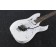 Ibanez JEMJR-WH White Steve Vai Signature Body Angle