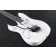 Ibanez JEMJRL Left Handed White Body Angle