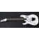 Ibanez JEMJRL Left Handed White Front Angle