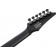 Ibanez RGRTBB21 Baritone Black Flat Headstock Back