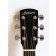 Larrivee OM-03E LR Baggs Anthem Silver Oak Special Headstock