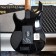 Music Man BFR Luke III HH Floyd Rose Black Sparkle Body Back