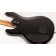 Music Man Dark Ray Obsidian Black Roasted Maple Ebony Body Back Angle