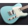 Reverend Pete Anderson Eastsider T Satin Chronic Blue, Dark Roast Body Angle