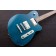 Reverend Charger RA Transparent Turquoise Flame Maple Body Angle