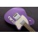 Reverend Cross Cut Italian Purple body angle 1