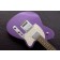 Reverend Cross Cut Italian Purple body angle 1