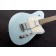 Reverend Cross Cut W Chronic Blue fretboardbody angle 2