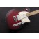 Reverend Cross Cut W Metallic Red Burst body angle 2