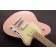 Reverend Double Agent OG LE Orchid Pink, Roasted Maple Body Angle