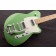 Reverend Flatroc Bigsby Emerald Green Body Angle