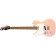 Reverend Pete Anderson Eastsider T Left Handed Satin Foam Shrimp Pink Dark Roast Front