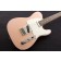 Reverend Pete Anderson Eastsider T Satin Foam Shrimp Pink Dark Roast Body Angle 2