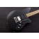 Reverend Six Gun HPP Midnight Black Body Angle