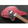 Reverend Tommy Koffin Signature Red Metal Flake Body Angle 2