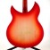 Rickenbacker 330 Fireglo Body Back