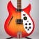 Rickenbacker 90th Anniversary 4005XC Amber Fireglo Body