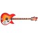 Rickenbacker 90th Anniversary 4005XC Amber Fireglo Front