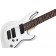 Schecter Omen-8 Vintage White 8 String Guitar Angle