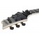 Schecter C-1 FR SLS Elite Black Face Burst Left Handed Headstock