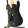 Schecter Demon 7 Satin Black Body Back Angle
