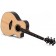 Sigma GECE-3+ Macassar Ebony Electro-Acoustic Guitar Front Angle