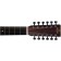 Sigma DM12E+ Electro Acoustic 12 String Guitar Headstock