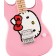 Squier by Fender x Hello Kitty Pink Stratocaster with Gig Bag