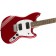 Squier FSR Bullet Competition Mustang HH Candy Apple Red with Burgundy Mist Stripes