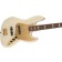 Squier 40th Anniversary Jazz Bass Gold Edition Olympic White Body Angle