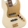 Squier 40th Anniversary Jazz Bass Gold Edition Olympic White Body Detail
