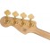 Squier 40th Anniversary Jazz Bass Gold Edition Olympic White Headstock Back