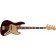 Squier 40th Anniversary Jazz Bass Gold Edition Ruby Red Metallic Front