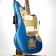 Squier 40th Anniversary Jazzmaster Gold Edition Lake Placid Blue B Stock Body Angle