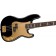 Squier 40th Anniversary Precision Bass Gold Edition Black Body Angle