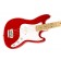 Squier Affinity Bronco Bass Torino Red Body Angle