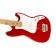 Squier Affinity Bronco Bass Torino Red Body Angle 2