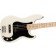 Squier Affinity Series Precision Bass PJ Maple Fingerboard Black Pickguard Olympic White Body Angle