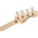 Squier Affinity Series Precision Bass PJ Maple Fingerboard Black Pickguard Olympic White Headstock