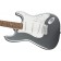 Squier Affinity Stratocaster Slick Silver Body Angle 2