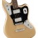 Squier Contemporary Jaguar HH ST Laurel Fingerboard Black Pickguard Shoreline Gold Body Detail
