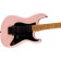 Squier Contemporary Stratocaster HH FR Roasted Maple Fingerboard Black Pickguard Shell Pink Pearl Body Angle