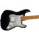 Squier Contemporary Stratocaster Special Roasted Maple Fingerboard Silver Anodized Pickguard Black Body Angle