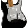 Squier Contemporary Stratocaster Special Roasted Maple Fingerboard Silver Anodized Pickguard Black Body Detail
